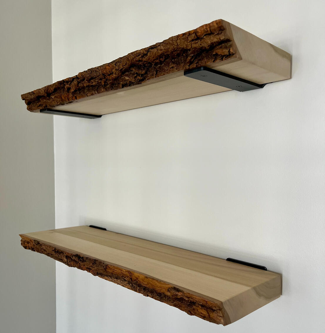 Two poplar shelves Two poplar shelves