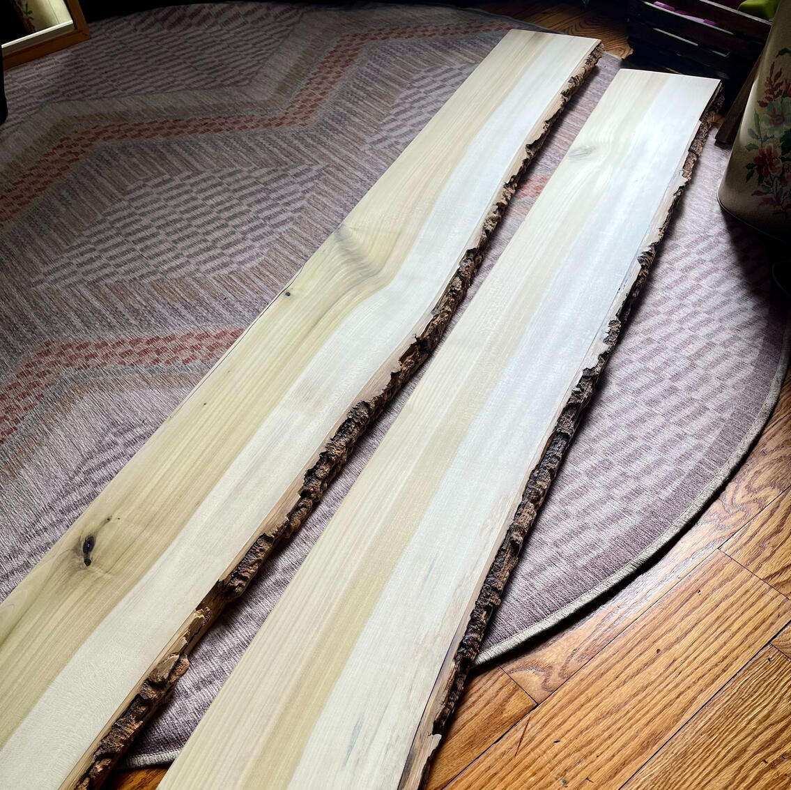 Live Edge Poplar Shelves Live Edge Poplar Shelves